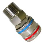 ENGATE RAPIDO 1/4" P/ AR COMPRIMIDO ROSCA MACHO 1/2" NPT BREMEN 1447