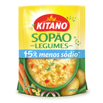 SOPÃO KITANO MISTURA P/ SOPA DE LEGUMES RENDE 8 PORÇÕES 196 GRAMAS