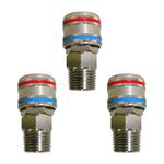 3 ENGATE RAPIDO 1/4" BREMEN 1447 ER 767 M ROSCA MACHO 1/2" BSP