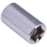 SOQUETE ESTRIADO ENCAIXE 1/2 CROMO VANADIUM 16MM