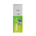 BATERIA ELGIN 9 VOLTS ALCALINA COM LANTERNA LED 