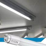 LAMPADA LED TUBULAR ELGIM T8 20W LUZ BRANCA FRIA 6500K 120CM