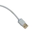 CABO CONECTOR ELGIN USB 2.0 APPLE LIGHTNING 1 METRO BRANCO P/ IOS