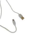 CABO CONECTOR ELGIN MICRO USB V8 2.0 1 METRO BRANCO P/ ANDROID