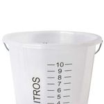 BALDE GRADUADO 10 LITROS BREMEN 6404 EM POLIETILENO COM ALÇA