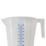 JARRA GRADUADA BREMEN 2167 EM POLIETILENO 5 LITROS ESCALA 500 EM 500ML