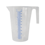 JARRA GRADUADA BREMEN 2164 EM POLIETILENO 2 LITROS ESCALA 200 EM 200ML