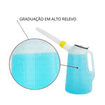 JARRA GRADUADA LUPUS 2028-G EM POLIETILENO 3 LITROS BICO SANFONADO