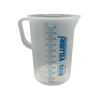 JARRA GRADUADA VILUBRI 2216 EM POLIETILENO 5 LITRO ESCALA 500 EM 500ML