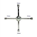 CHAVE DE RODAS EM CRUZ STEELS ST10302 17 X 19 X 21 X 23MM