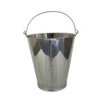 BALDE GRADUADO METALICO AÇO INOX STEELS 20 LITROS C/ ALÇA E BICO