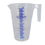 JARRA GRADUADA STEELS 58397 POLIETILENO 2 LITRO ESCALA 200 EM 200ML