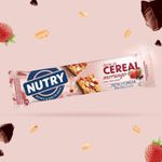 BARRA DE CEREAIS NUTRY MORANGO C/ CHOCOLATE FRUTA + 3 CEREAIS 22G