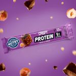 BARRA CRISPY PROTEIN NUTRY TRUFA DE AVELÃ 30G C/ WHEY + 9G PROTEINA