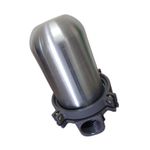 FILTRO P/ DIESEL E GASOLINA COPO ALUMINIO ELEMENTO INÓX ROSCA 1.1/2"