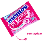 GOMA DE MASCAR MENTOS PURE FRUIT 2G 