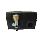 PRESSOSTATO 1 VIA 80/120PSI C/ VALVULA DE ALIVIO E ALAVANCA LIGA/DES