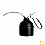 ALMOTOLIA DE ÓLEO METALICA COM BICO FLEXIVEL 500ML