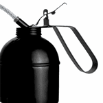 ALMOTOLIA DE ÓLEO METALICA COM BICO FLEXIVEL 500ML