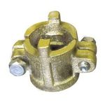 ABRACADEIRA EM LATÃO BIPARTIDA COM GARRA P/ MANGUEIRA LAVA AUTOS 1/2