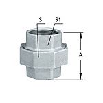 União Galvanizada Com Assento de Bronze F.F. 1/4 721
