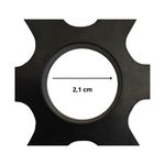 CRUZETA DE BORRACHA PARA ACOPLAMENTOS ARANHA