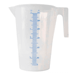 JARRA GRADUADA BREMEN 2166 EM POLIETILENO 3 LITROS ESCALA 300 EM 300ML