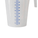 JARRA GRADUADA BREMEN 2167 EM POLIETILENO 5 LITROS ESCALA 500 EM 500ML