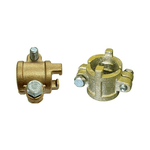 ABRACADEIRA EM LATÃO BIPARTIDA COM GARRA P/ MANGUEIRA LAVA AUTOS 3/4