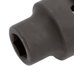 SOQUETE SEXTAVADO CURTO PARA CHAVE DE IMPACTO ENCAIXE 1" BOCA 21MM