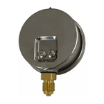 MANÔMETRO VERT. GLIC. CX. MET. 62MM X 1/4NPT 6BAR 90PSI