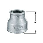 Luva de Redução Galvanizada F.F. 1/2 X 3/8 715