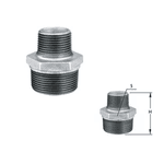Niple de Redução Galvanizado M.M. 1/2 X 3/8 716