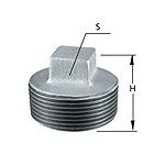 Bujão Galvanizado Macho 1"