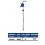 Bomba de Transferência Manual Rotativa Para Óleo Diesel, Querosene e Óleos Leves