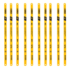 10 LAMINAS PARA SERRA MANUAL AÇO FLEX 12