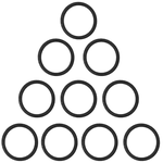 10 VEDAÇÃO DA VALVULA 34561 P/ PNEU SEM CAMARA