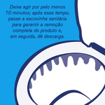 Limpador Desinfetante Para Sanitários Cloro forte 500ml 12400