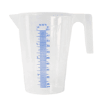 JARRA GRADUADA BREMEN 2163 EM POLIETILENO 1 LITRO ESCALA 100 EM 100ML