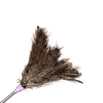 ESPANADOR DE PENA DE AVESTRUZ CABO DE 40 CM