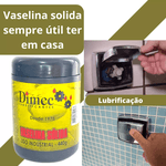 VASELINA SOLIDA MINERAL DIMEC 440GR P/ MONTAGEM DE PNEUS E USO GERAL
