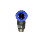 CONEXAO PNEUMATICA DE ENGATE RAPIDO COTOVELO MACHO TUBO 04 X 1/4 BSP