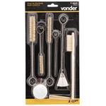 Jogo de Escova Para Limpeza de Pistola de Pintura Com 12 Peças 495042