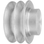 POLIA ALUMINIO 75MM 2 CANAIS A FURO 19MM LAVADORA HIDROMAR BH-6100