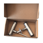 KIT FERRAMENTAS PARA REPARO CONSERTO DE PNEU DE CARRO COM 2 PEÇAS