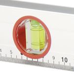 NIVEL DE ALUMINIO 12" 300MM 2 BOLHAS ESCALA GRADUADA