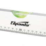 NIVEL DE ALUMINIO 12" 300MM 2 BOLHAS ESCALA GRADUADA