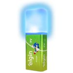 BATERIA ELGIN 9 VOLTS ALCALINA COM LANTERNA LED 