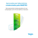 CARTELA COM 5 PILHAS ALCALINAS ELGIN A23 BATERIA 12 VOLTS