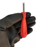 TARRACHA P/ SACAR NUCLEO DE VÁLVULAS 25 MM CABO PLASTICO CANHÃO